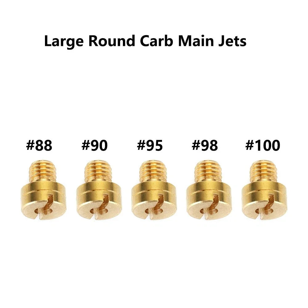 5pcs Carburetor Main Jets for Mikuni (#88 #90 #95 #98 #100)