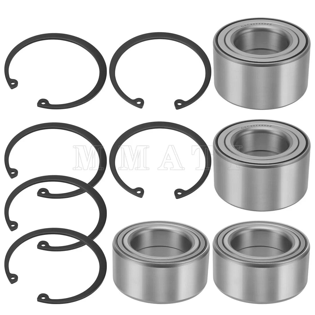 4X Front Rear Wheel Bearings Kit for Polaris Ranger XP 1000 900 800 700 Crew