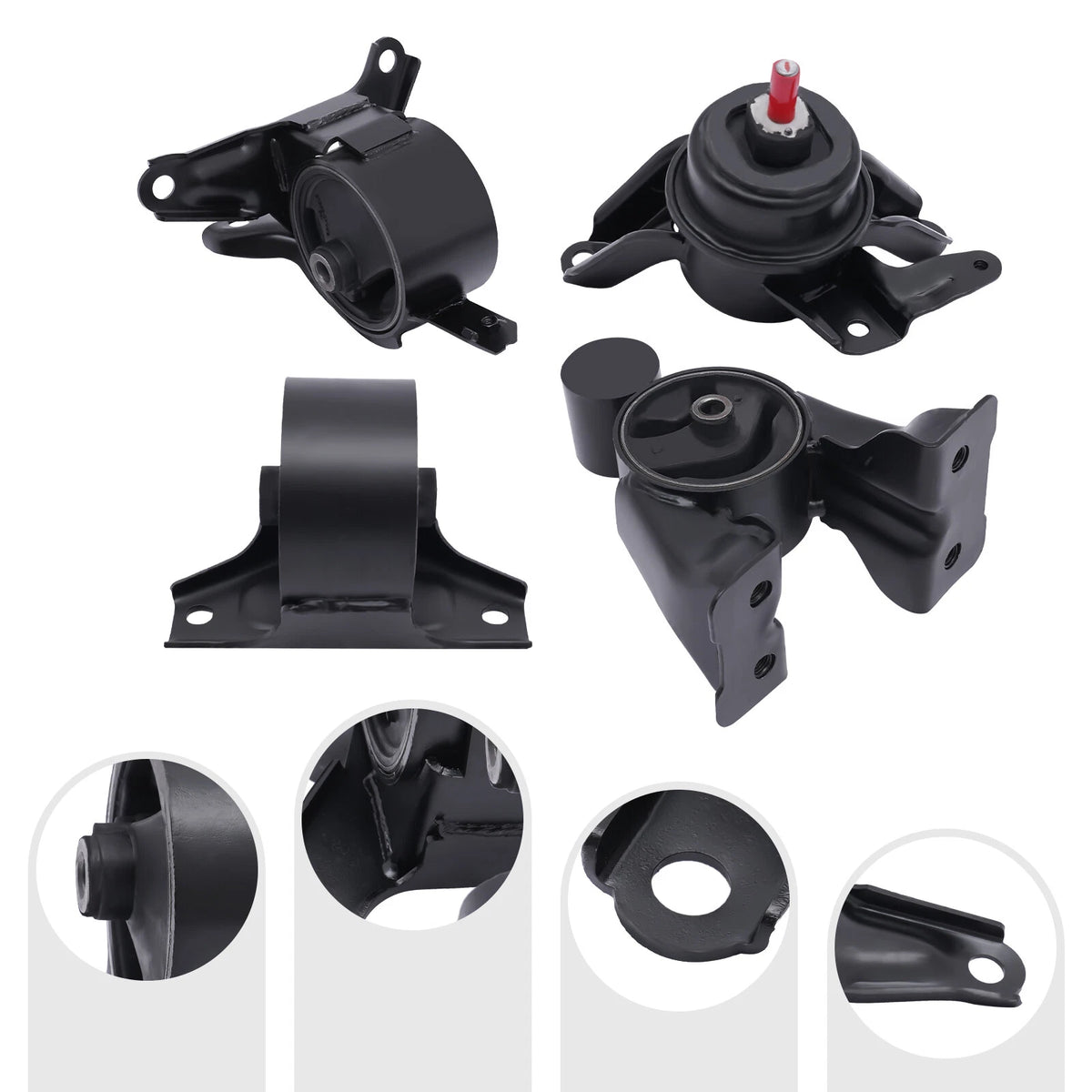 Set of 4 Engine & Transmission Mounts for Hyundai Sonata (2011–2014) 9724 9752 9759 10028