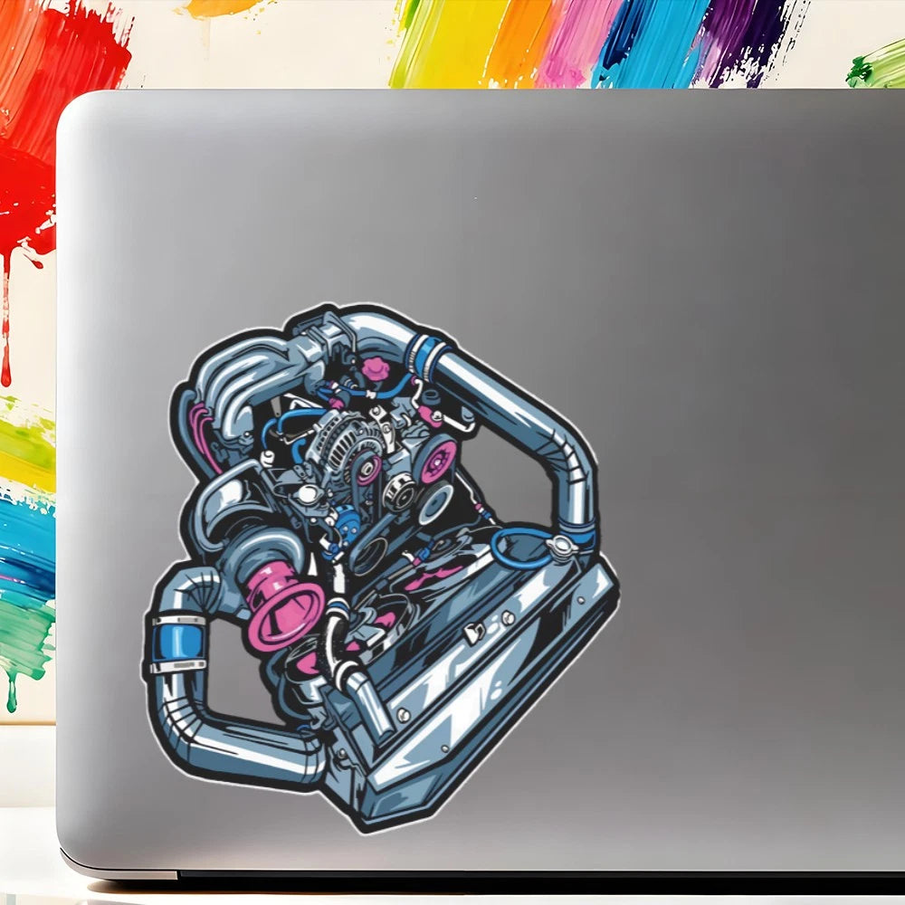 Waterproof Engine Sticker for Motorcycle Luggage