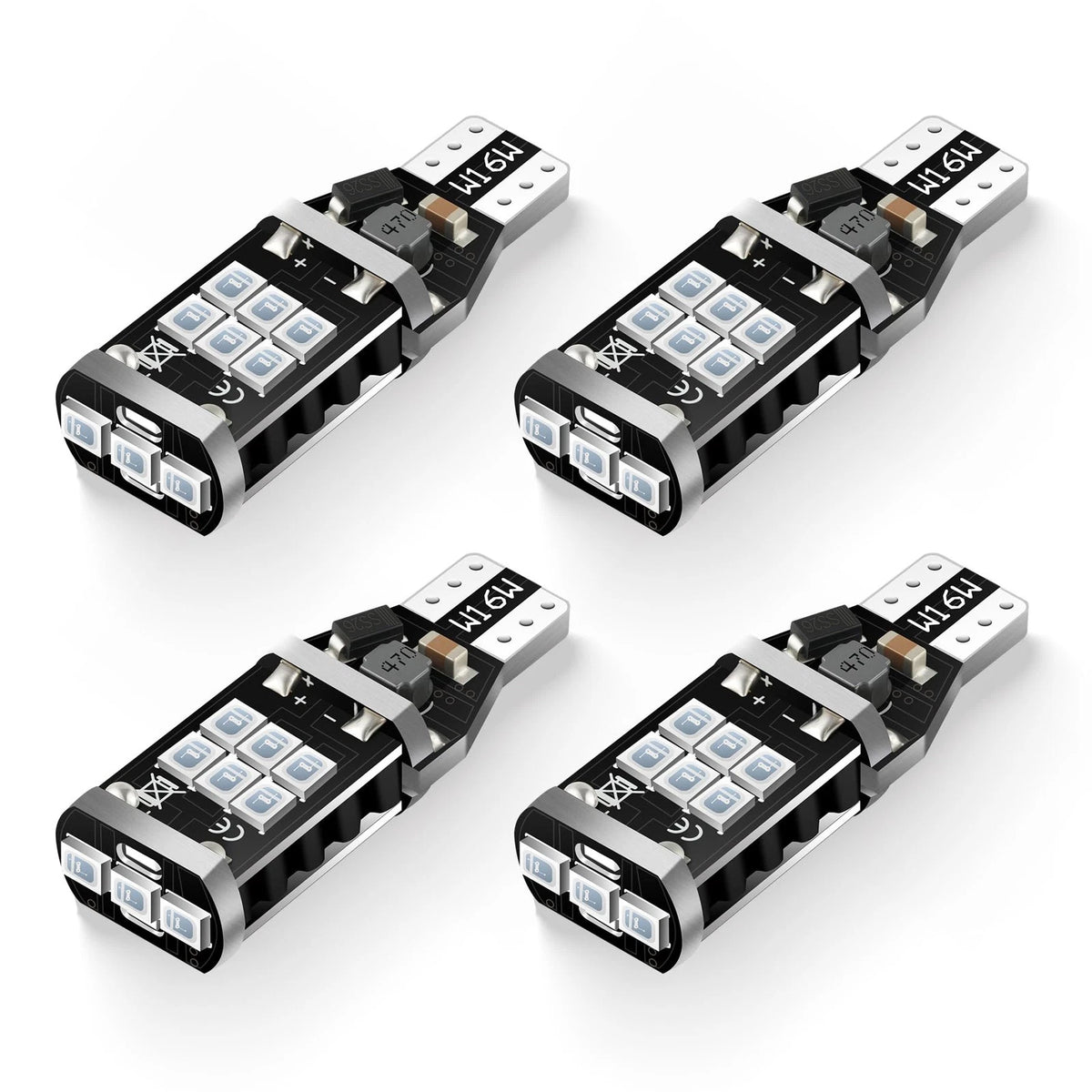 Pack of 4 Super Bright 912 921 LED Bulbs for Backup Reverse Lights