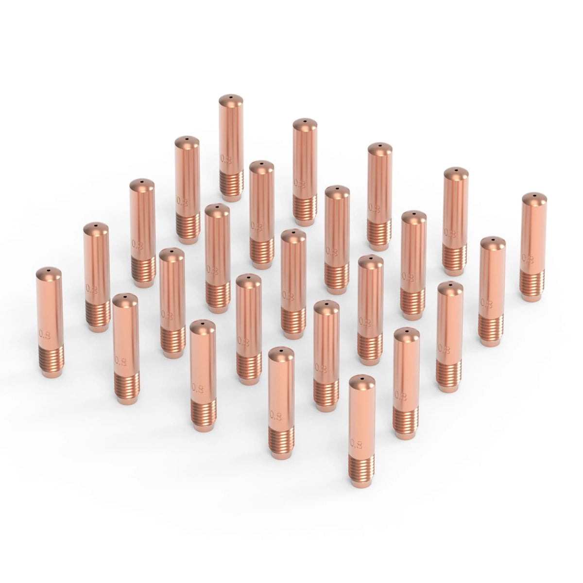 25pk MIG Welding Contact Tips for Miller Hobart Torches