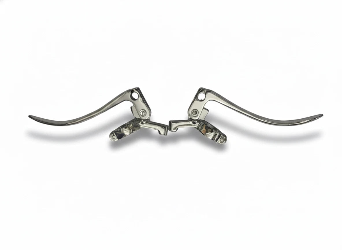 Chrome Plated Brake & Clutch Lever Set for Triumph BSA Ariel