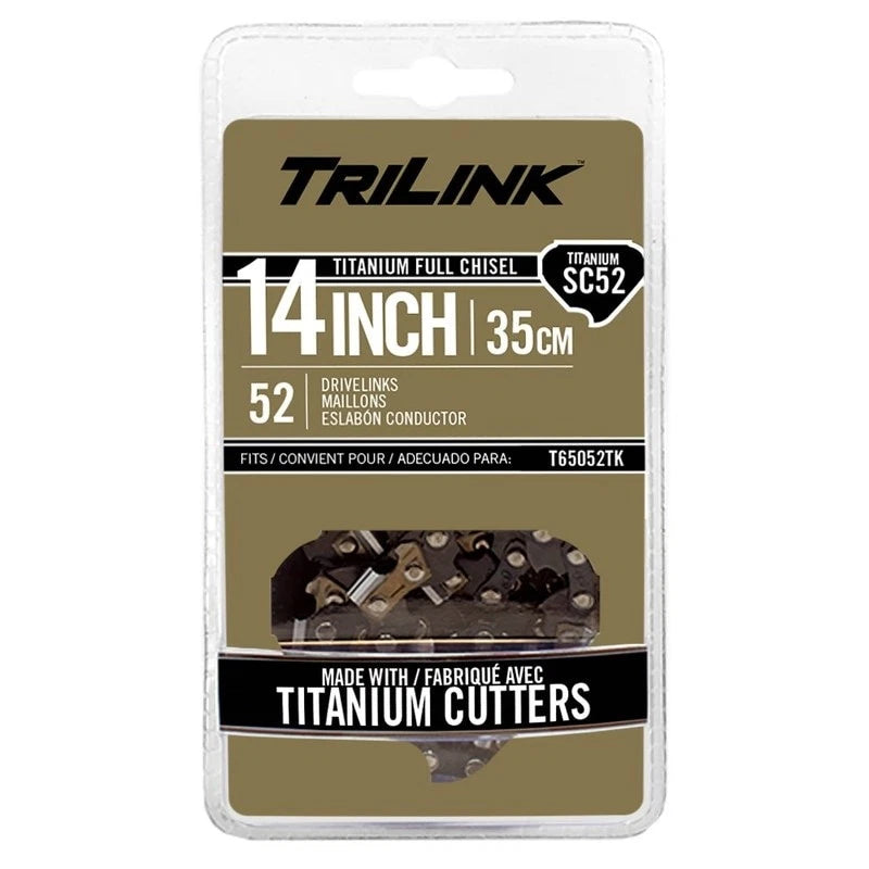 14" Chainsaw Chain for TRILINK (3/8 LP .050 52DL)