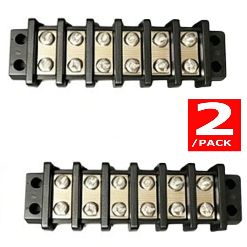 6 Gang Terminal Block 0113-10-3640-06 for Dinkle 10-18 AWG 35A 600V