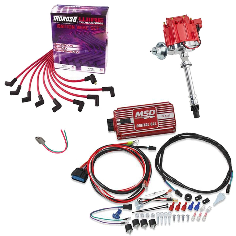Performance HEI Distributor & MSD 6425 6AL Box for SBC BBC (1960–2023) 9109119