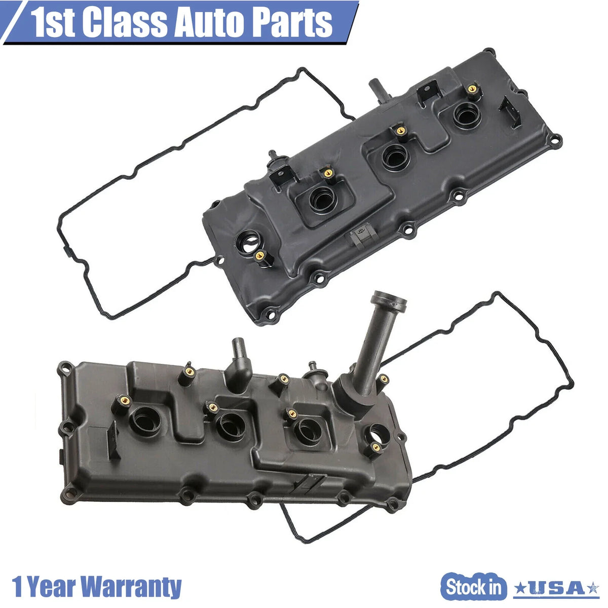 Engine Valve Cover Set for Infiniti QX56 (2004–2006) & Titan (2004–2007) 5.6L V8