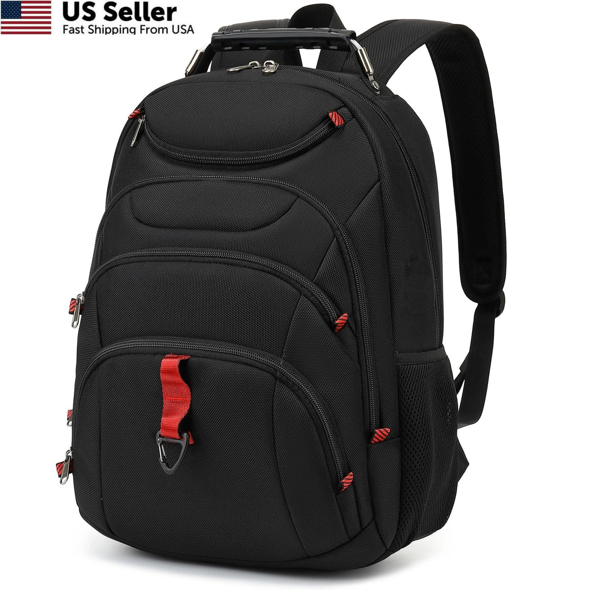 15.6 Inch Laptop Backpack for Men with USB Port (2016–2023)