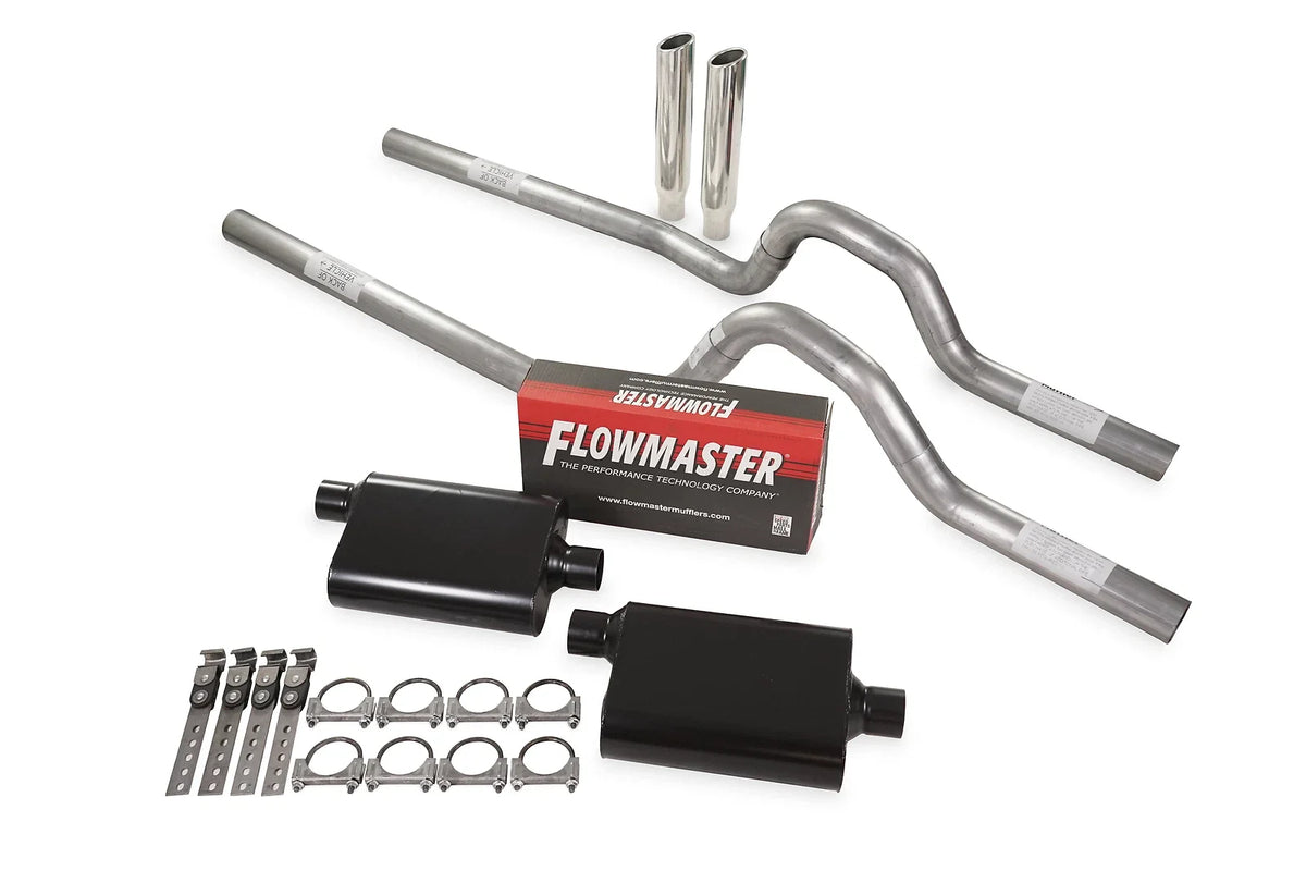 Dual Exhaust Kit 2.5" Flowmaster 40 Series for GM C/K 10 1981–1987