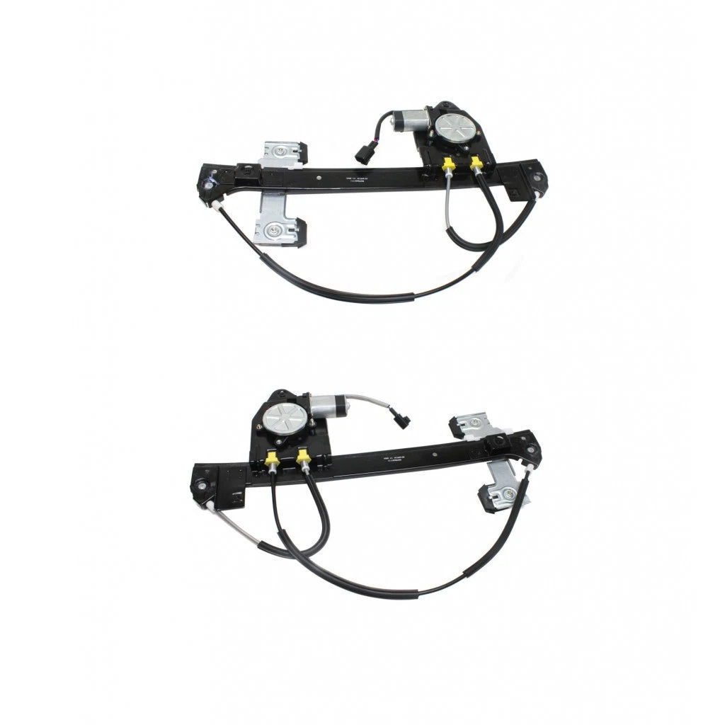 Power Window Regulator and Motor Assembly Pair for Isuzu Ascender (2003–2008) - MLX-PAIR-SHE690-911L-CL360A51, GM1550109