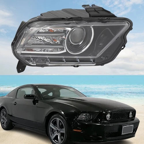 Headlight Assembly for Ford Mustang (2013–2014) FO2518113, DR3Z13008D, HID/Xenon, LED DRL