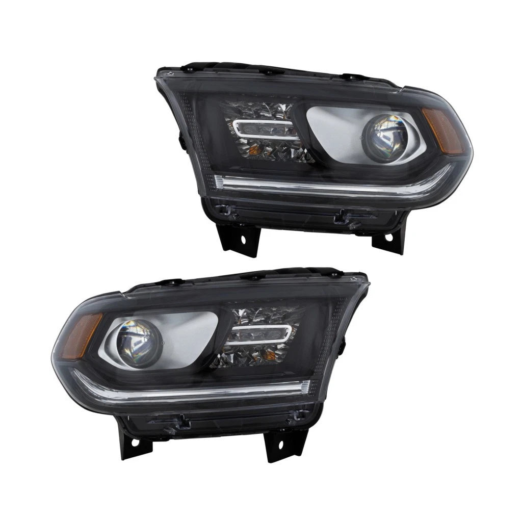 Headlight Pair for Dodge Durango (2014–2015) PLX-M0-CS372-B111L-CL360A50, CH2502255, CH2503255
