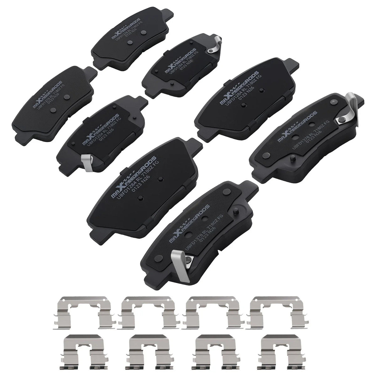 8pcs Ceramic Brake Pads Set for Kia Optima (2011–2016) D1444 D1445