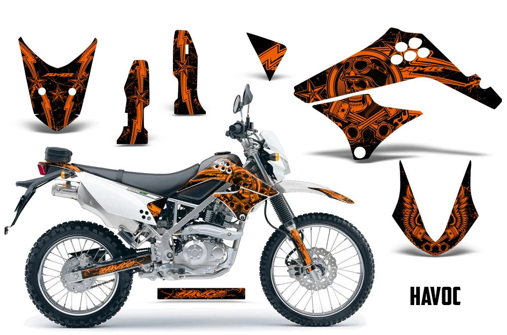 MX Graphic Decals Stickers for Kawasaki KLX125 D-Tracker (2010–2016)