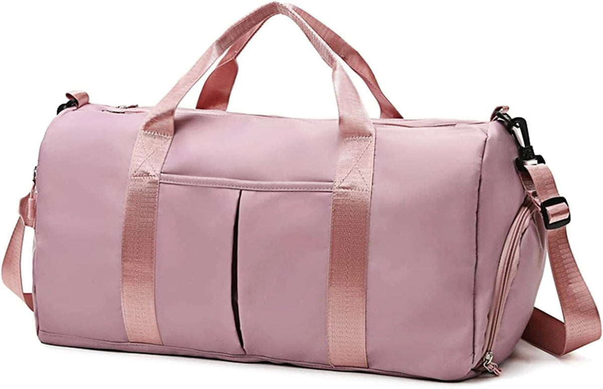 Travel Duffel Bag with Wet Pocket for Gym, Swim, Yoga Training