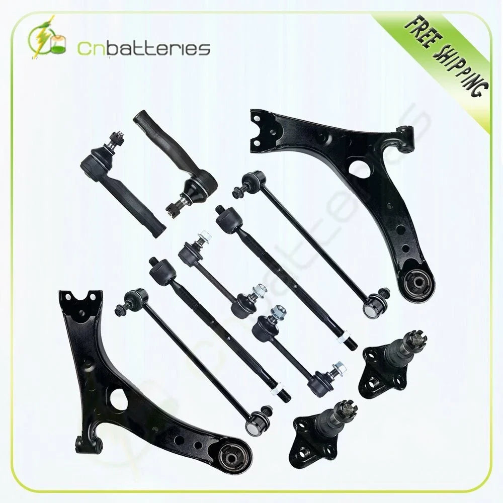 12-Piece Control Arm Suspension Kit for Toyota RAV4 (2001–2003)
