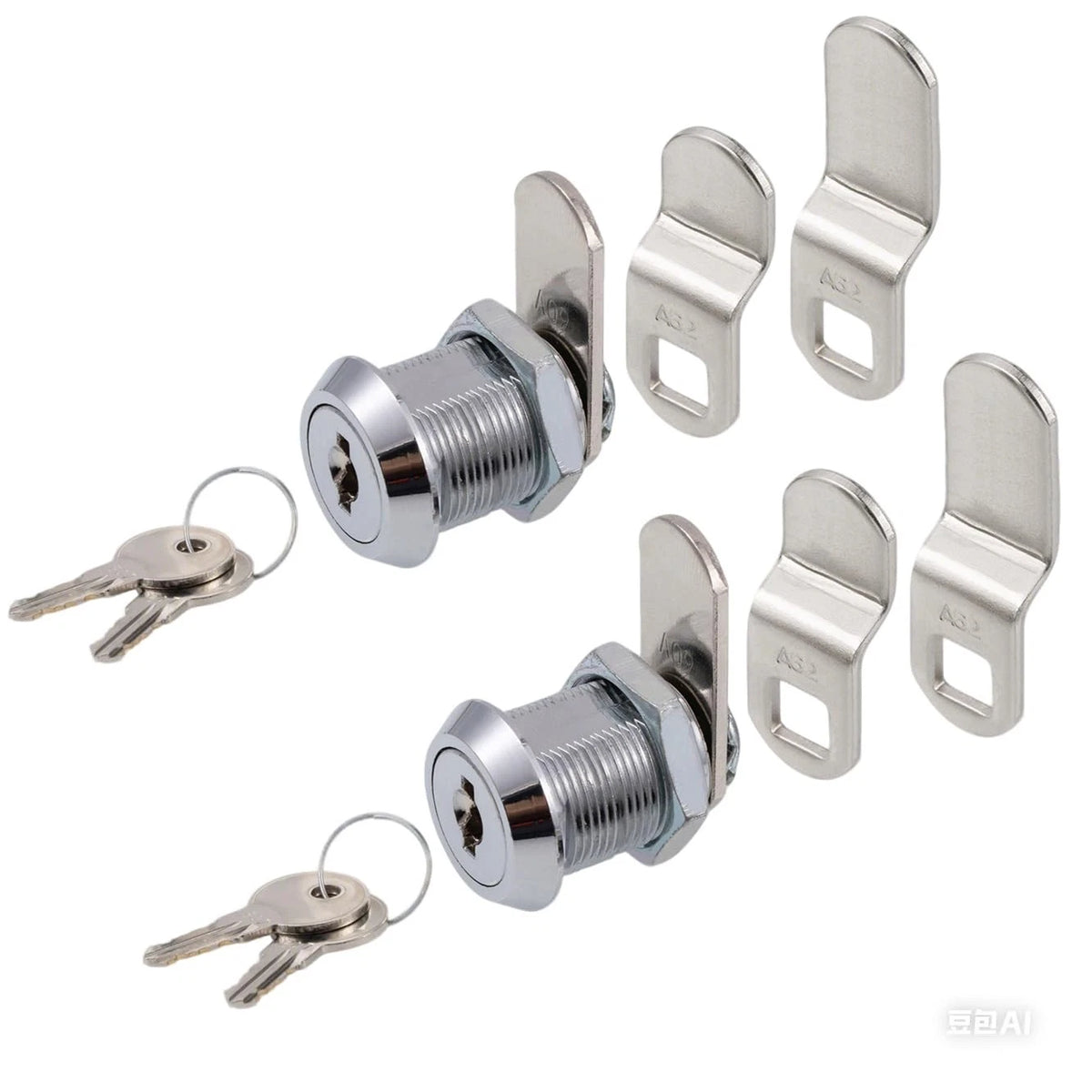 5/8 Inch Cabinet Cam Lock for WOOCH (Keyed Alike, Chrome Finish)