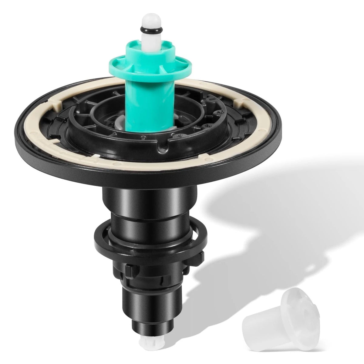Dual Filter Water Closet Electronic Diaphragm Assembly for