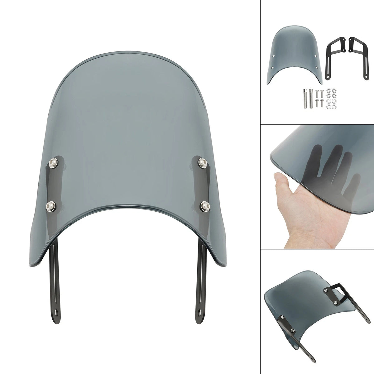 Windshield WindScreen for Scrambler 1200 XC XE (2019–2023) WIN-T715-Gray