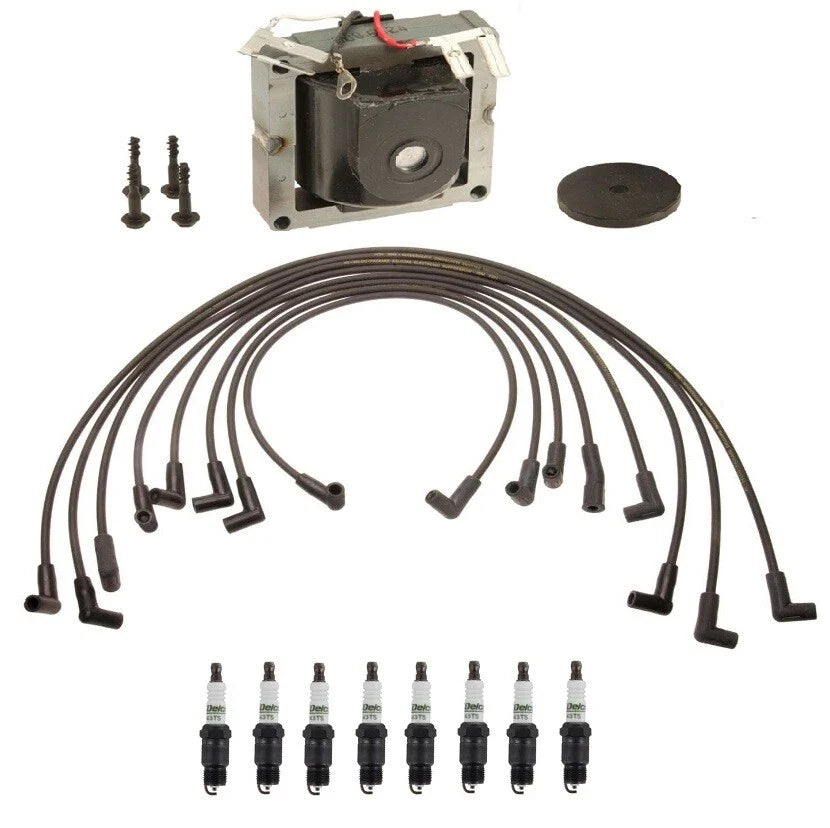 Ignition Wires & Spark Plugs Kit for Chevy Corvette 5.7L V8 (1985)