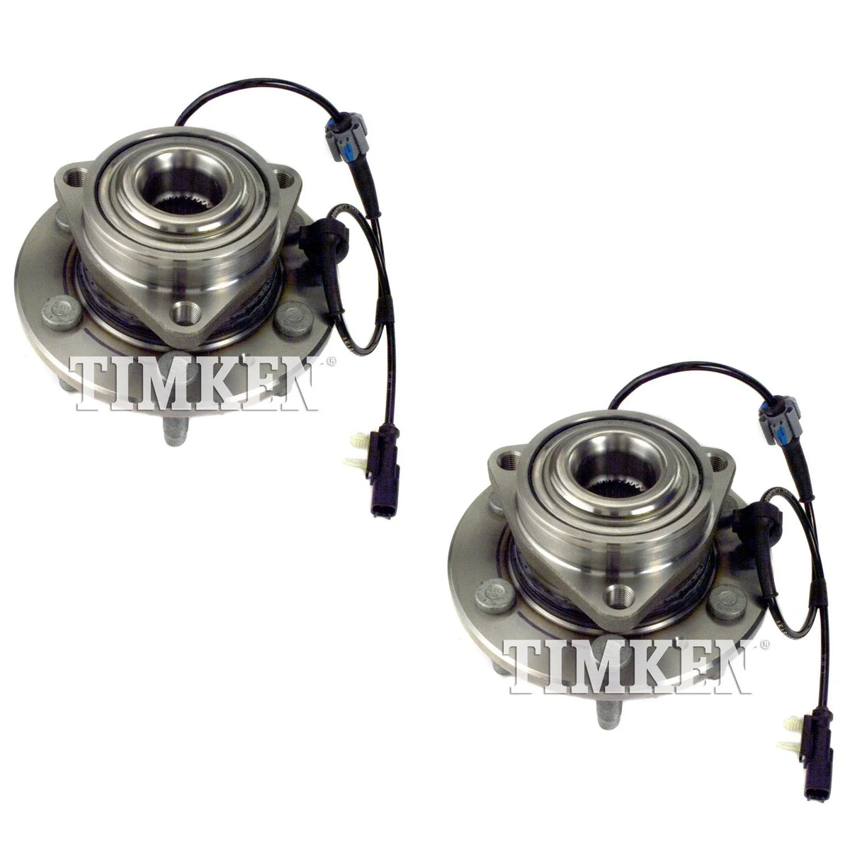 Set of 2 Timken Front Wheel Bearing Hub Kit for Cadillac Chevy 4WD