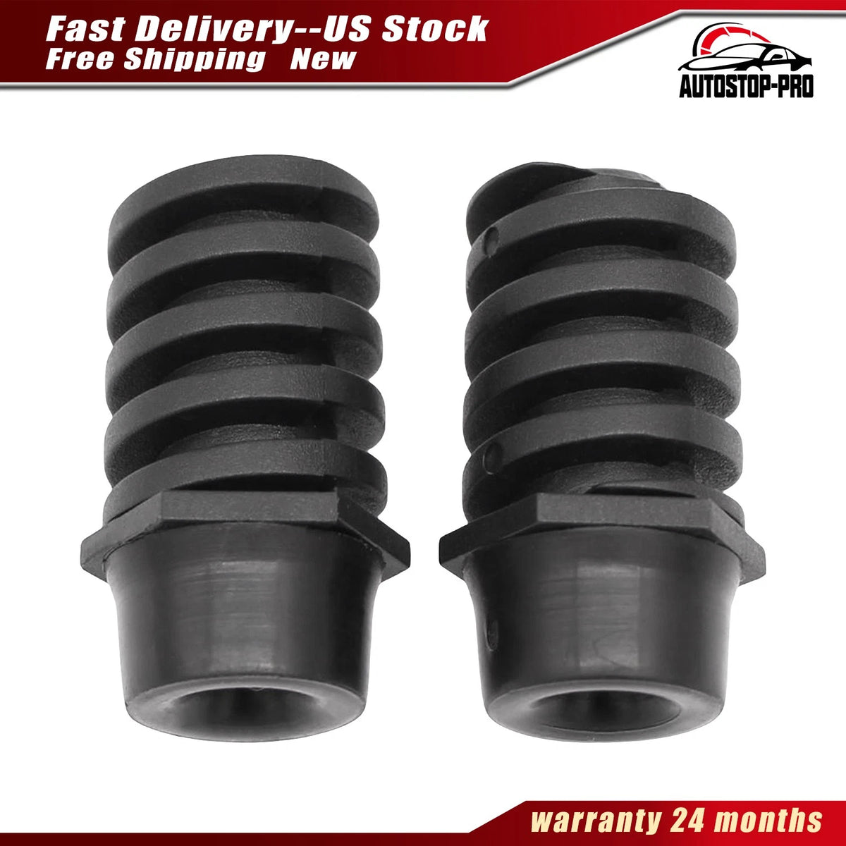 2X Front Hood Bumper Stop Cap for Camaro Firebird (10157703, 10153705)