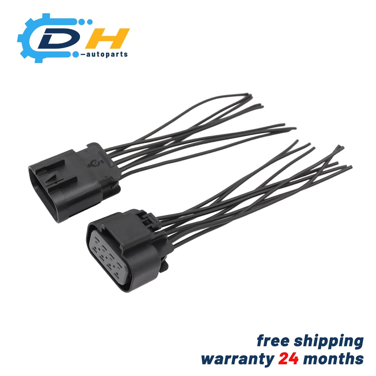 Headlight Connectors Set of 2 for Chevrolet Silverado (2007–2015) 22853027 22853028