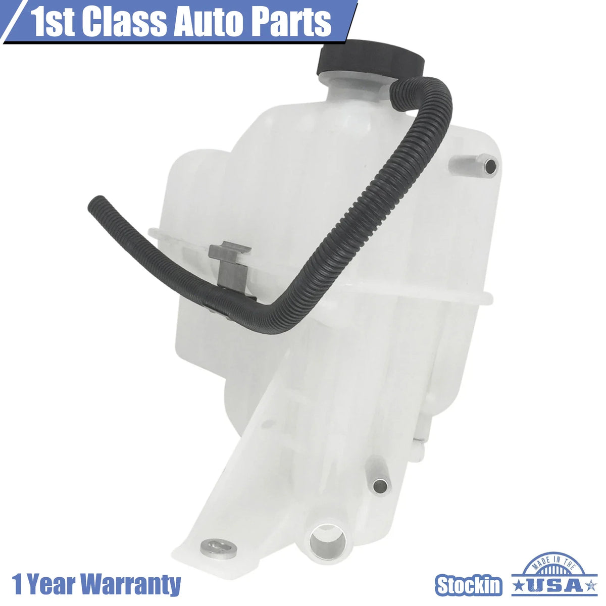 Coolant Overflow Tank with Cap for Silverado Sierra (2003–2007)