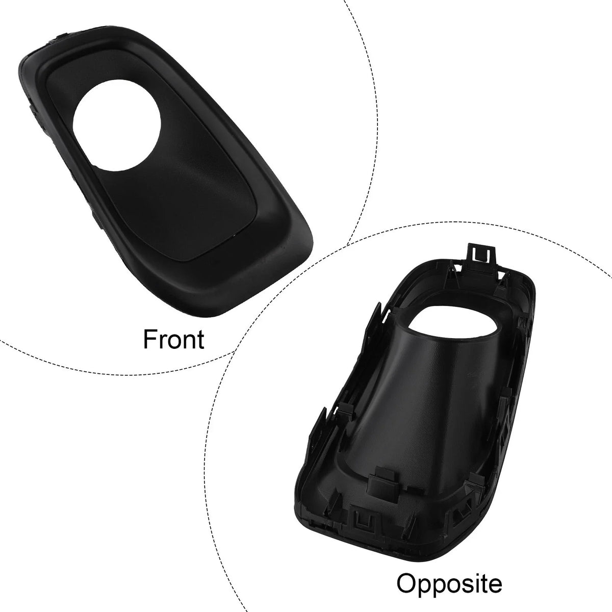 Front Left Fog Light Bezel Cover for Jeep Renegade (2015–2018)