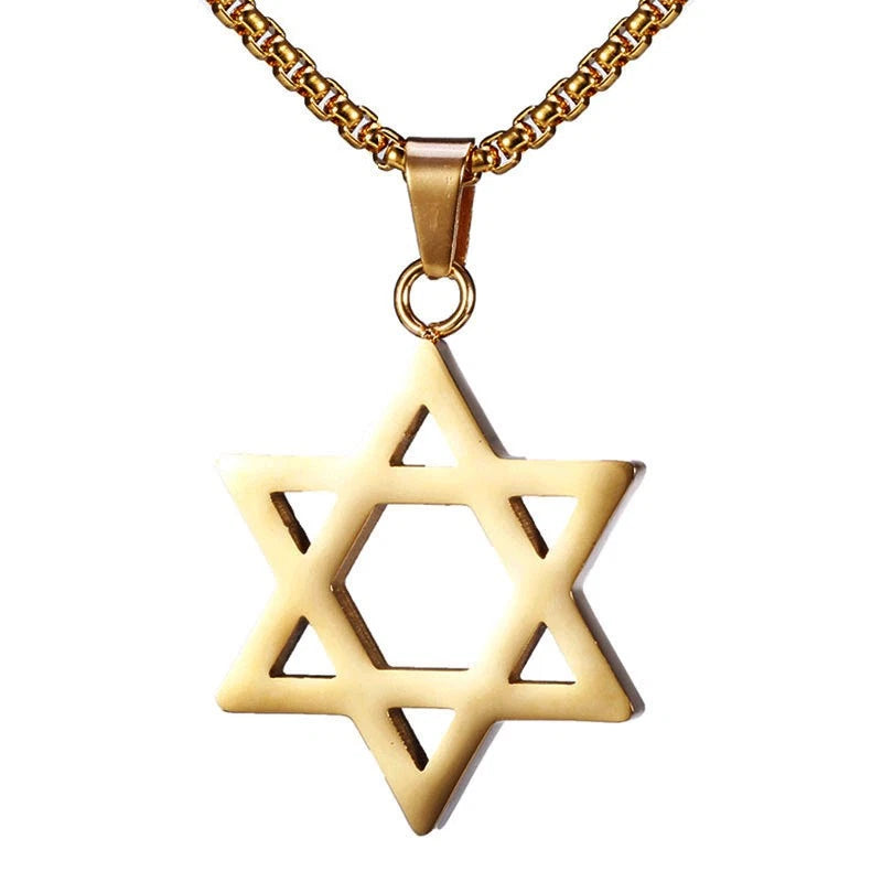 Gold Star Necklace Pendant for Unisex