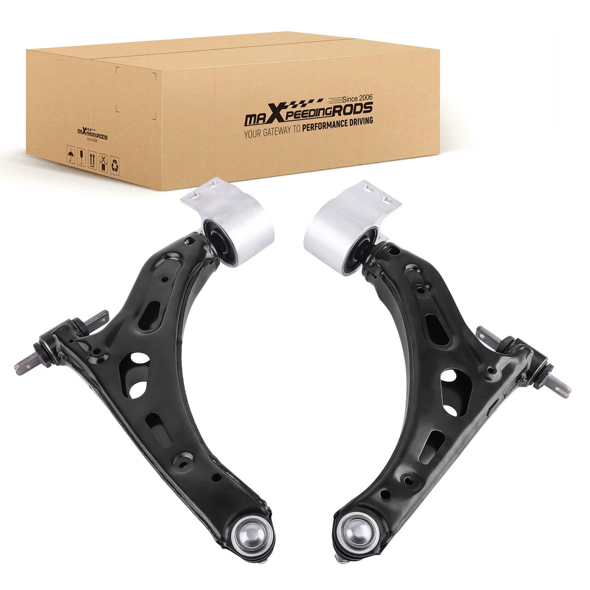 Pair Front Lower Control Arms w/Ball Joint for GMC Acadia Cadillac XT5 (2017–2023) 1KQ8PT