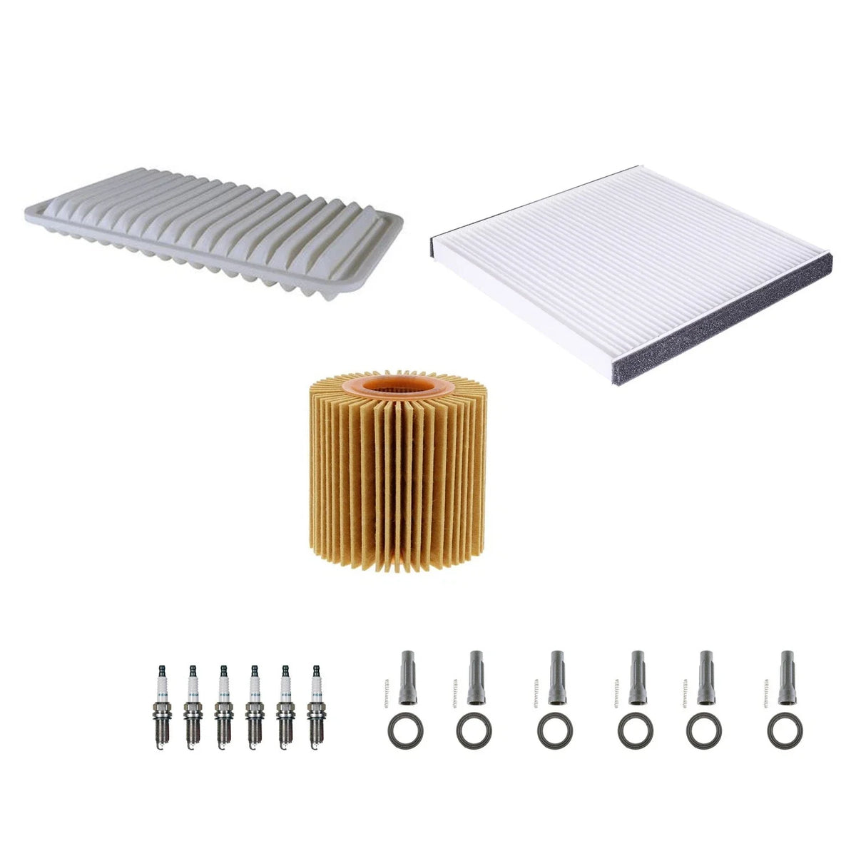 Tune Up Kit 6 Spark Plugs & Boots for RX350 Sienna (2006–2022)