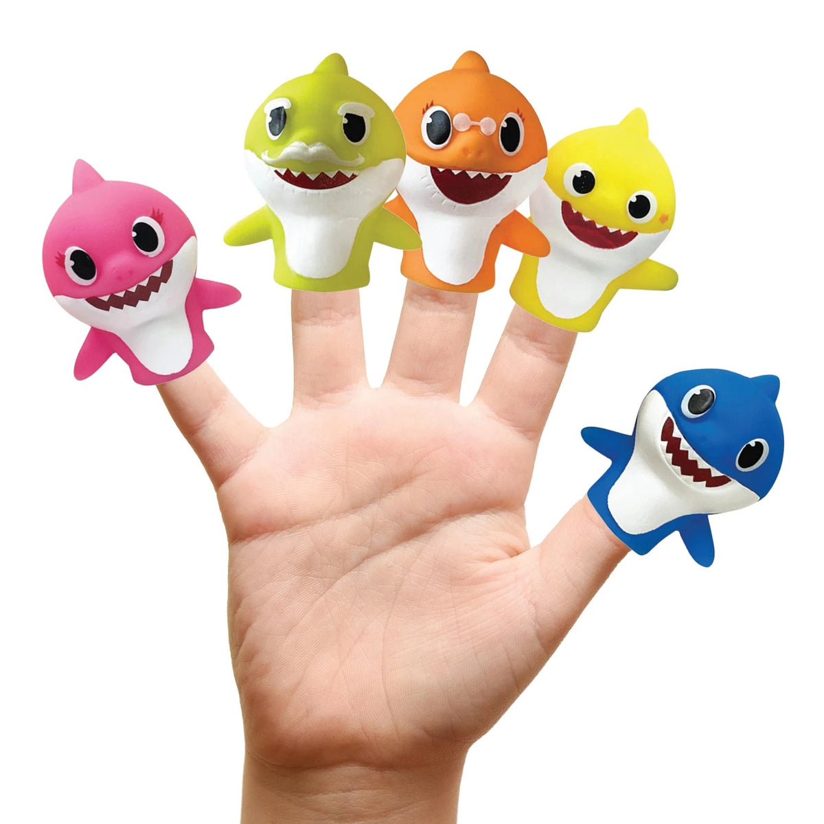 5 Pc Finger Puppet Set for Nickelodeon Baby Shark (2nd Gen)