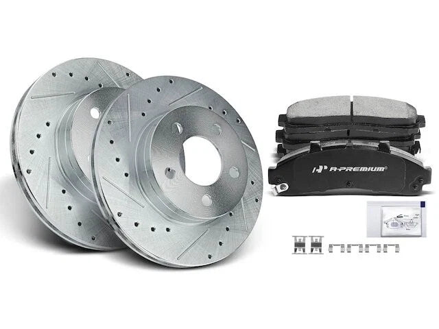 Front Brake Pad and Rotor Kit for Mazda B3000 (1998–2002) MH449VR