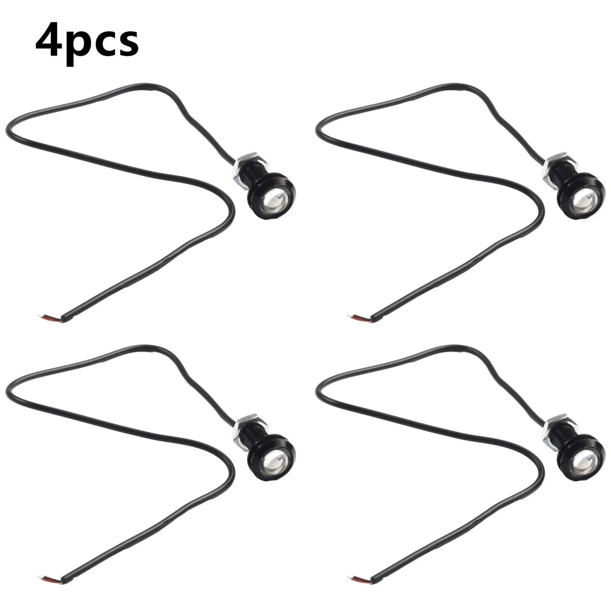 4X Marine Grade Blue LED Boat Lights Waterproof Outrigger Spreader