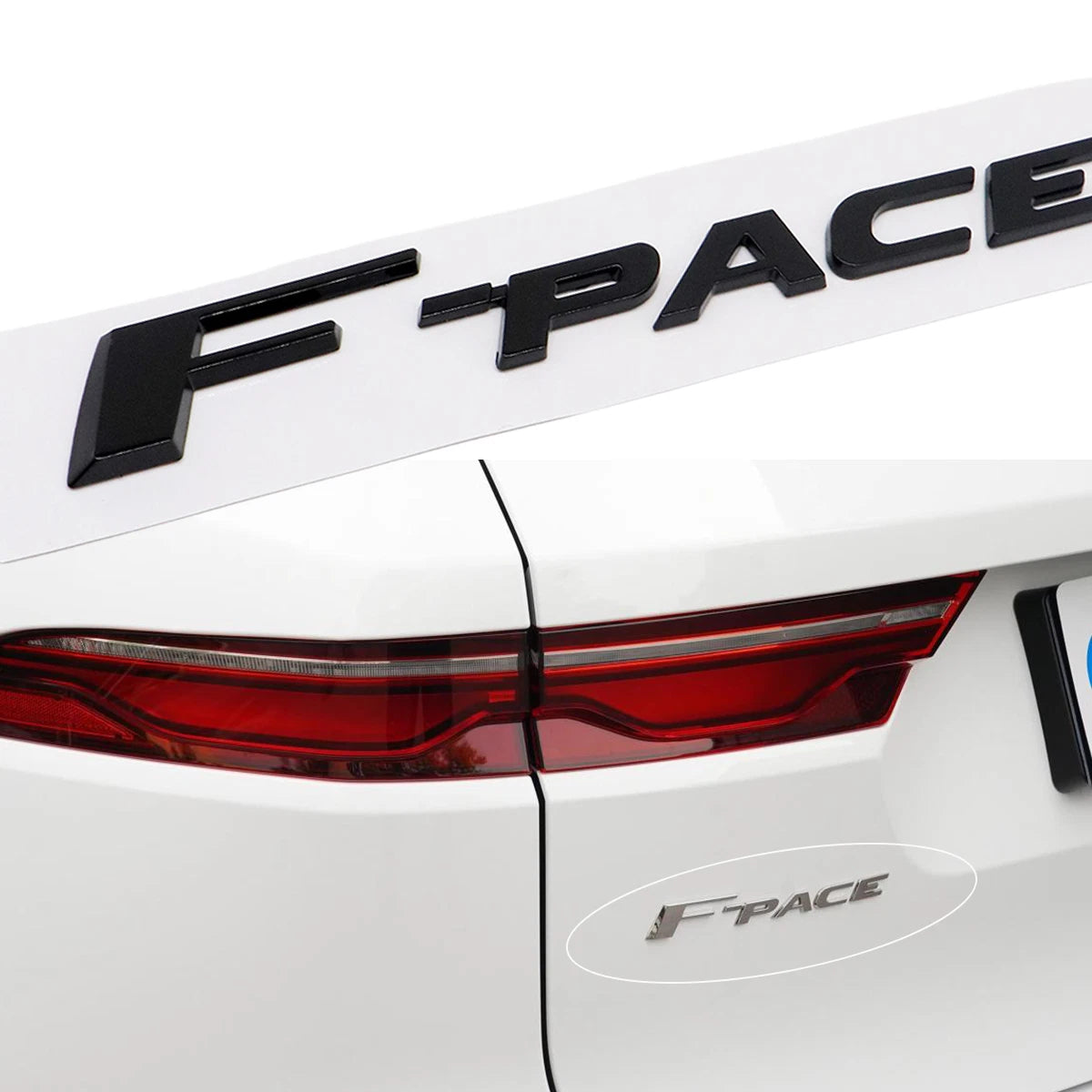 Letter Emblem Badge for Jaguar F-PACE (2017–2023)