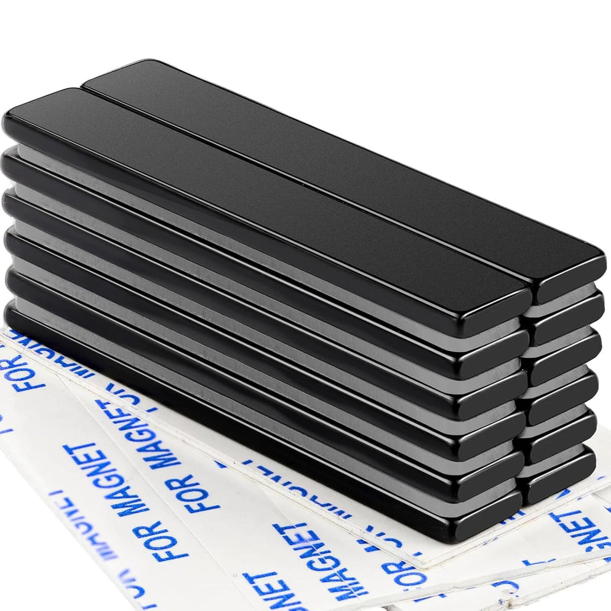 Waterproof Neodymium Bar Magnets with Epoxy Coating (No Part Numbers)