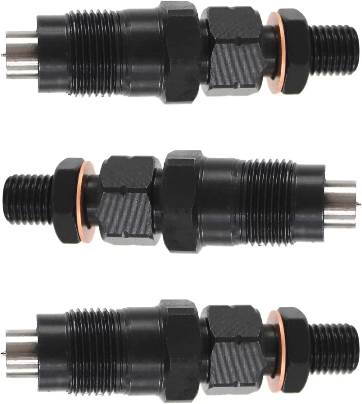 3 Pieces Fuel Injector for Ford New Holland TC31DA TC33 TC33D TC33DA TC34DA (2000–2005)