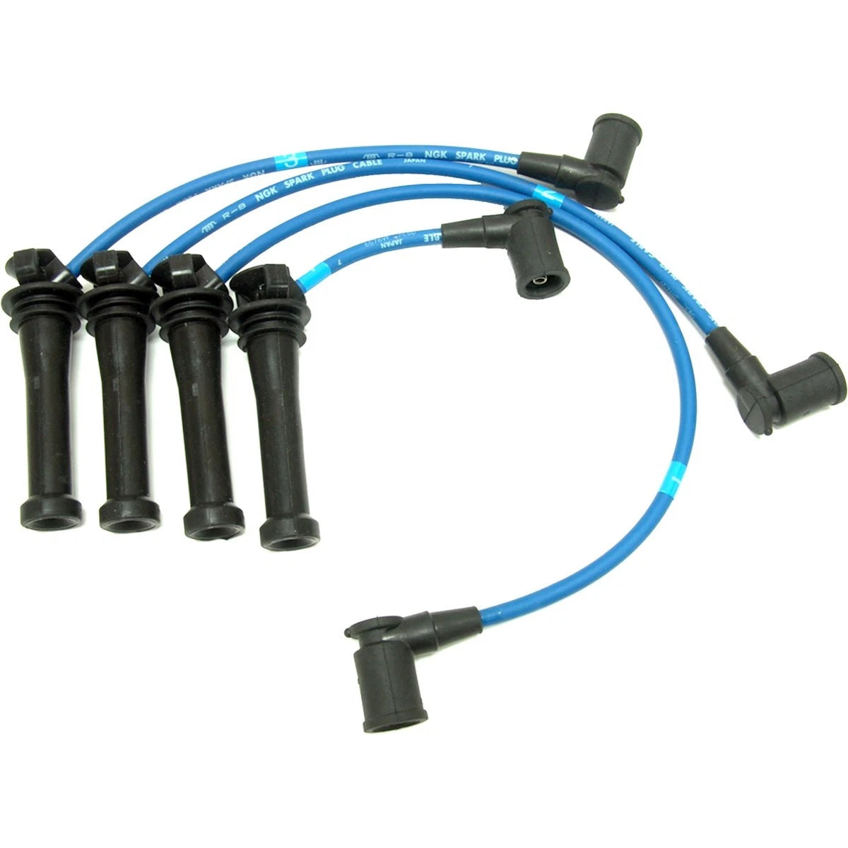 Set of 4 Spark Plug Wires for Mazda 6 Sedan Hatchback (2003–2005) 4649, ZE80