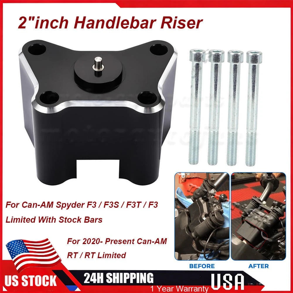 2" Handlebar Riser for Can-Am Spyder F3 (2020–2024) & Spyder RT (2020–2025)