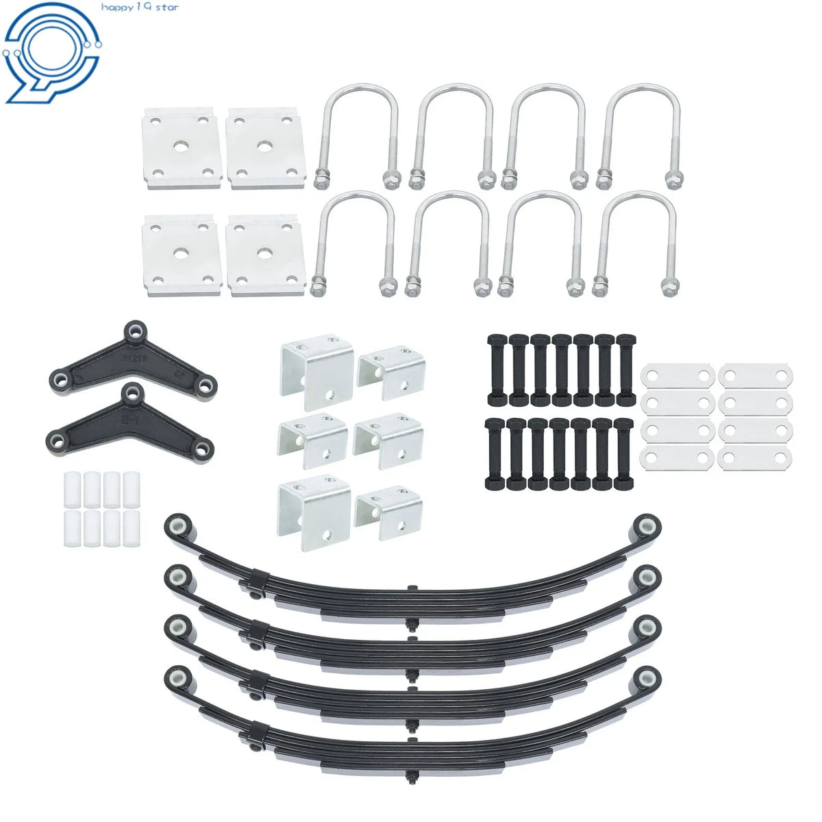 6000lb Tandem Trailer Axle Suspension Kit for Trailer (3000# Spring)