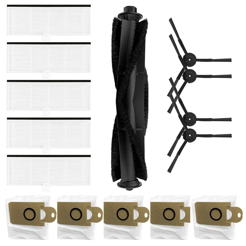 Side Brush Set for Sweeper Accessories (Main Brush Mop Cloth)