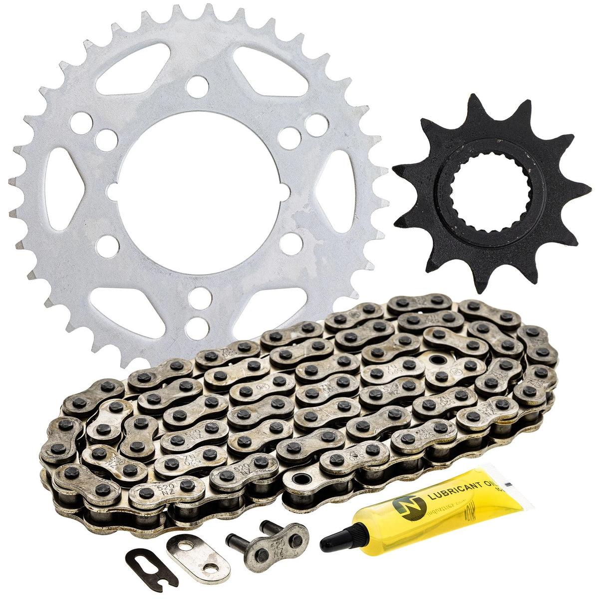 Sprocket Chain Set 11/36 Tooth for Polaris Trail Blazer 250 (1999–2006) MK1003897, 519-KCS0369K-K001