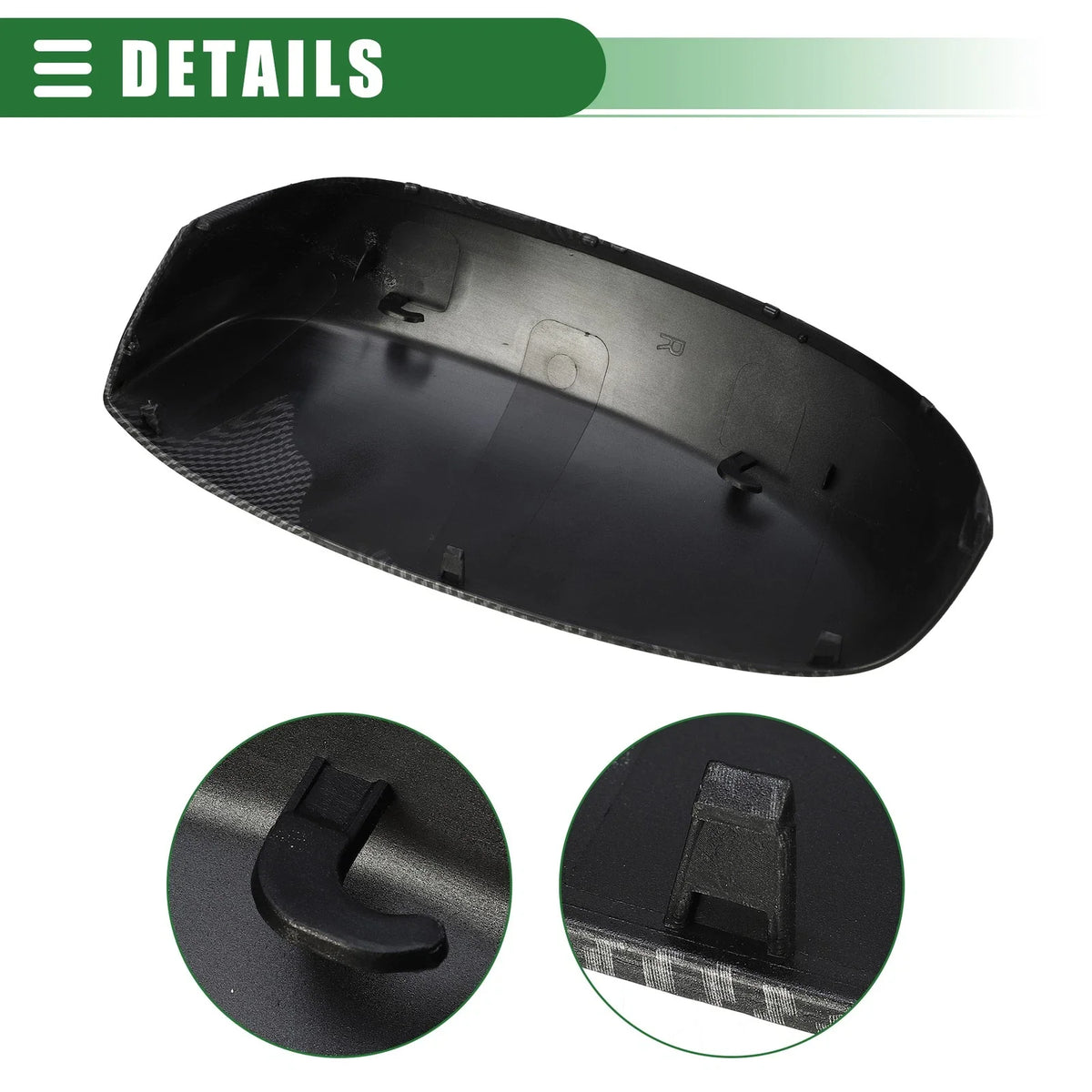 Set of 2 Rearview Mirror Covers for Chevrolet Silverado 1500 (2019–2023)