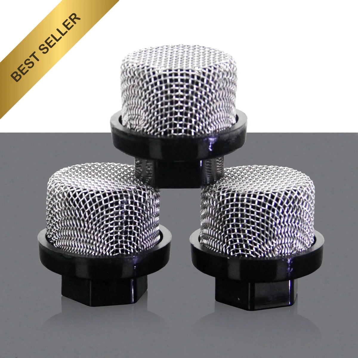 3 Pack Inlet Filter for Titan Wagner 440 Paint Sprayer 3/4 UNF Strainer