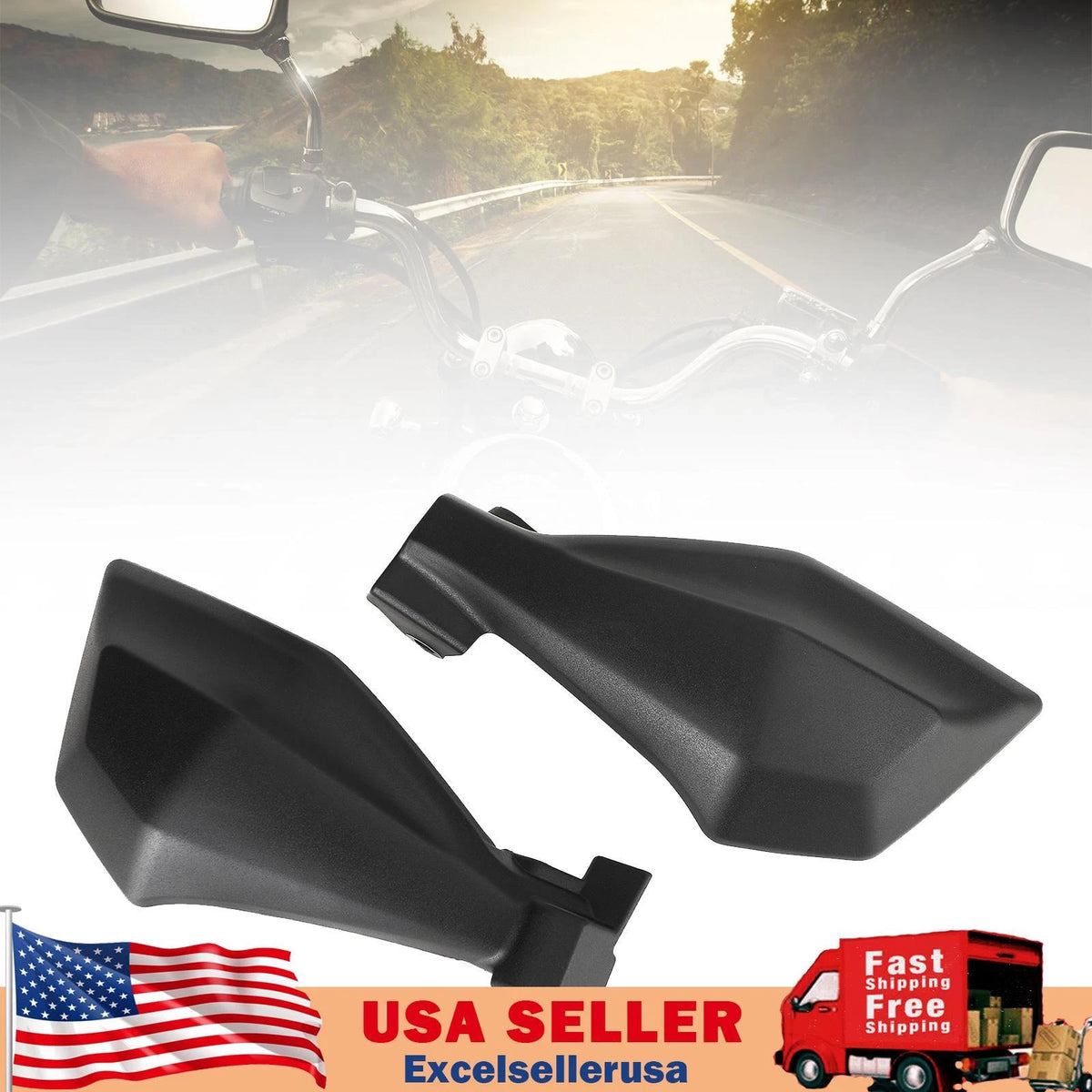 Handguard Extensions for Kawasaki Versys X 300 (2017–2022) Pro-056-BLK