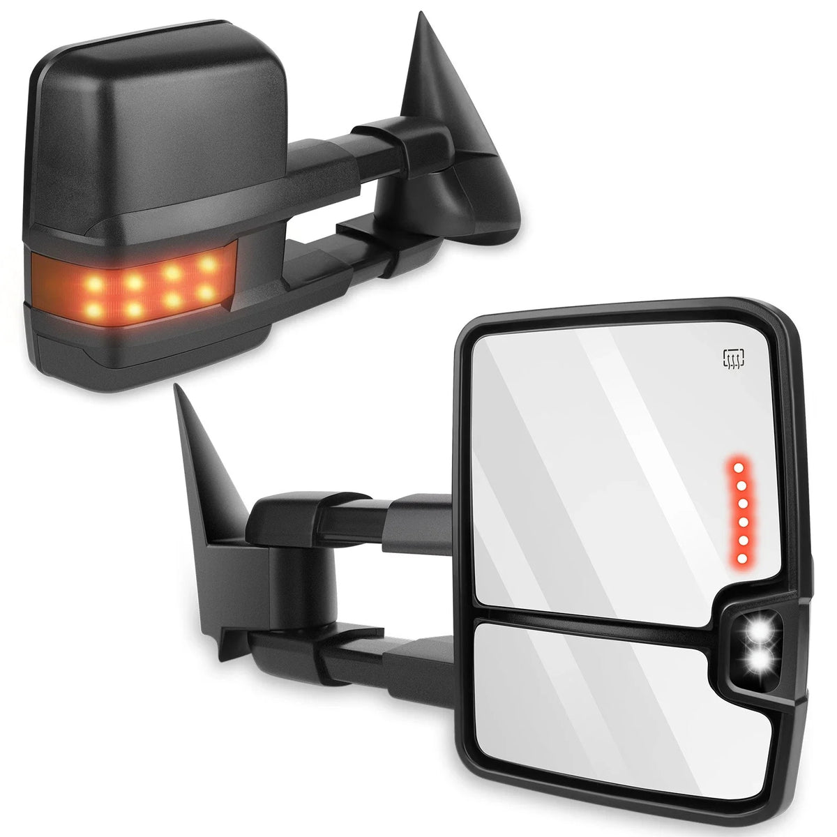 Clearance Signals for Chevy GMC Classic Power Heated Tow Mirrors LH+RH (2003–2007)