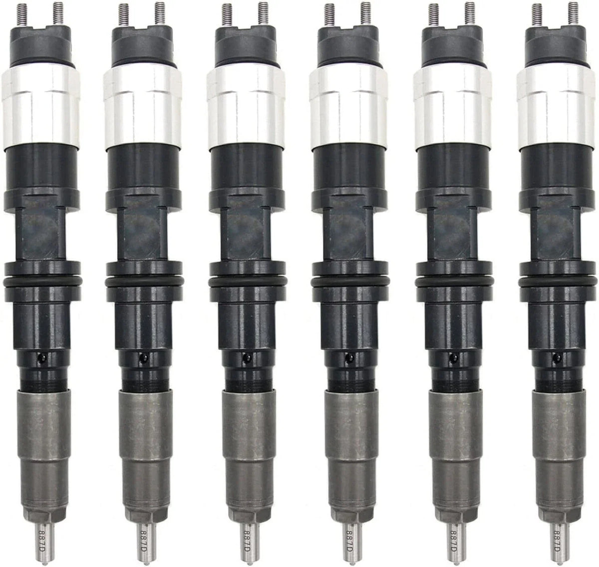 6X Fuel Injector 095000-6880 RE532216 for John Deere 4045 6068 (2000–2023)