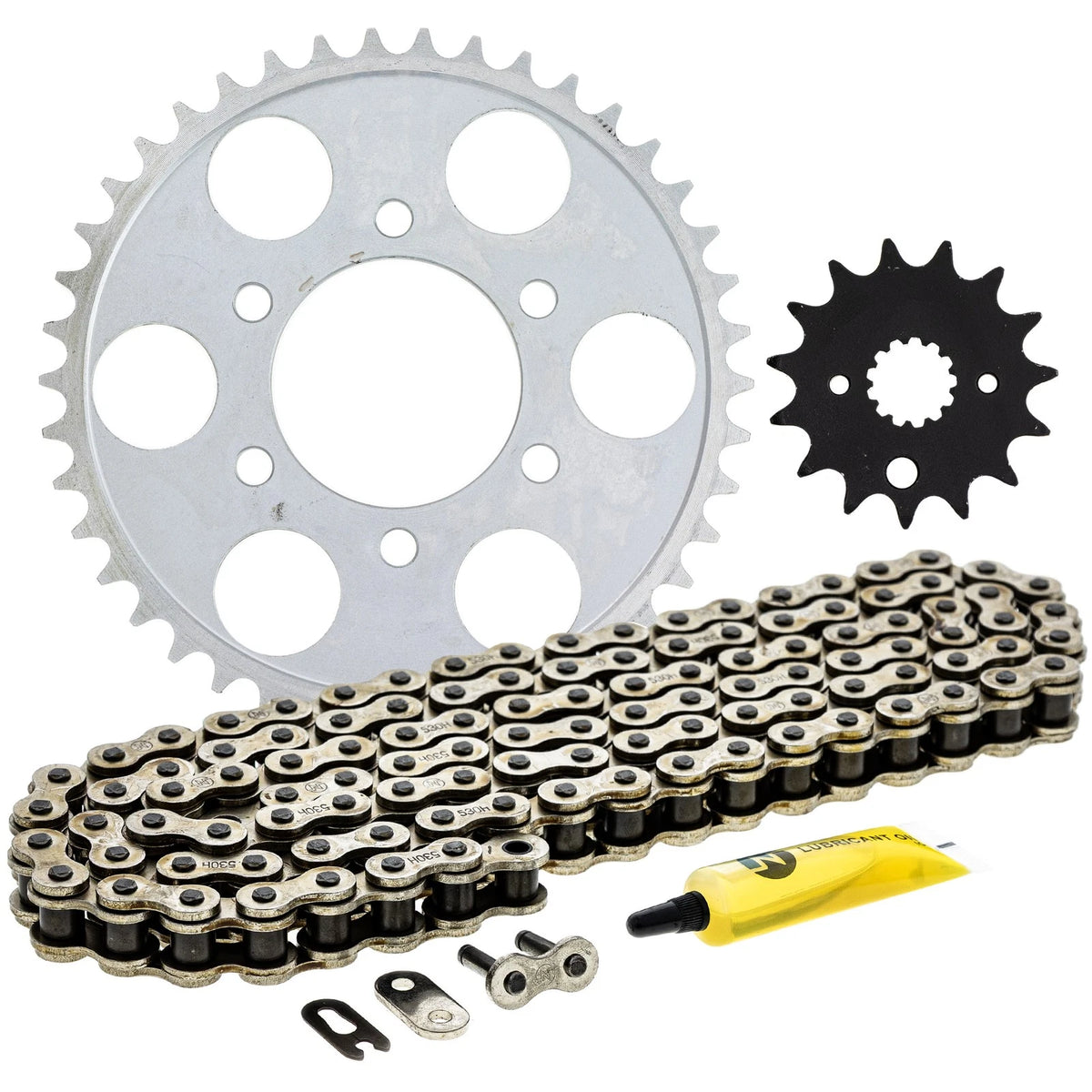 Sprocket Chain Set for Suzuki GSX750 (15/42 Tooth, MK1003883, 519-KCS0355K-K001)