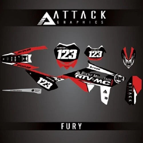 Complete Bike Graphics Kit for Fury (206-972-0180)